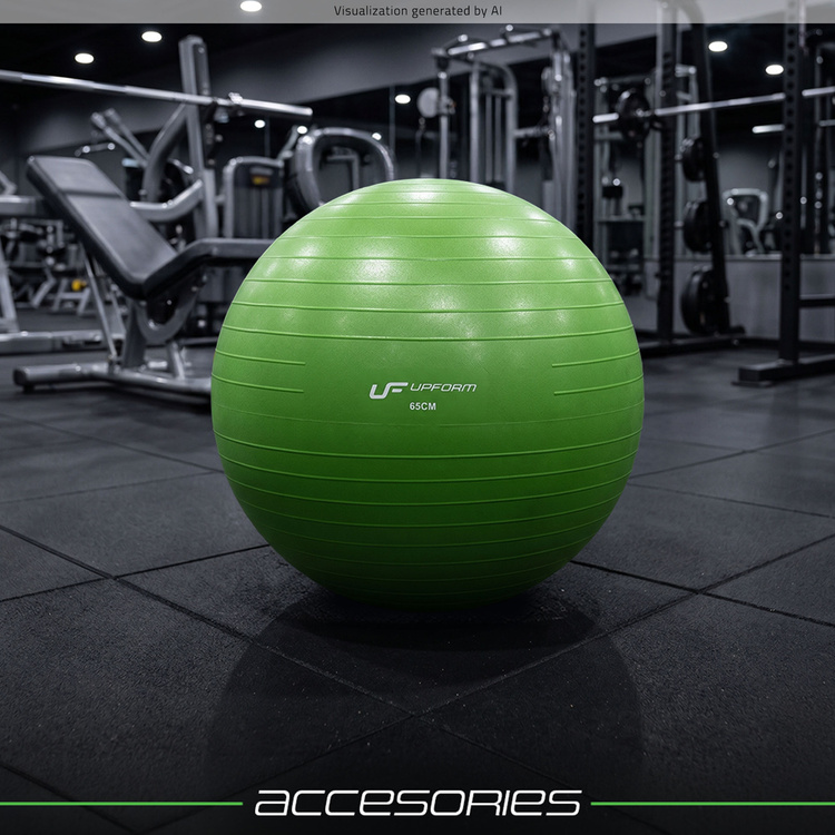Gymnastikball 65 cm grün UpForm