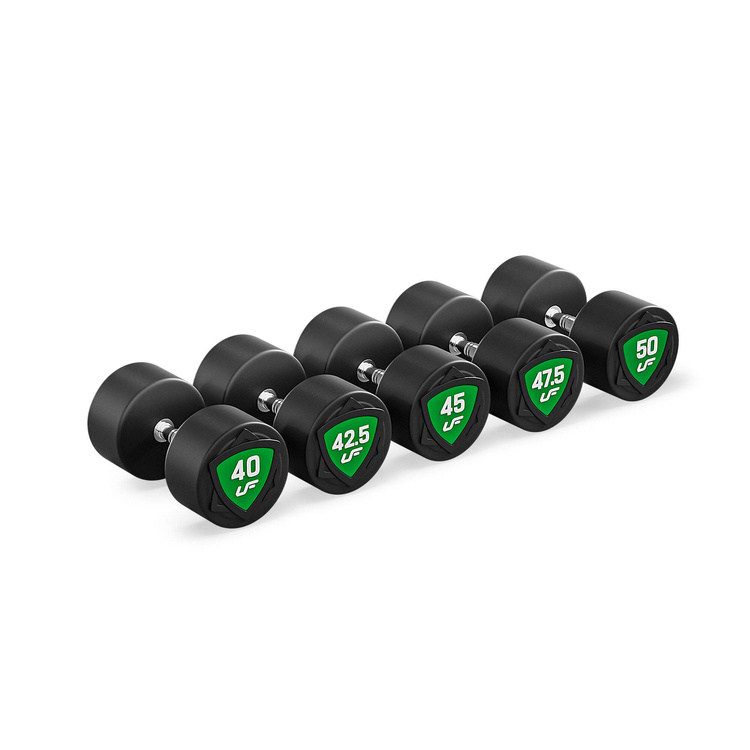 Polyurethan Kompakthanteln Set 40-50kg (in 2,5kg Schritten) 450 kg - UpForm
