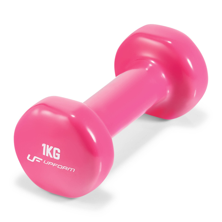 Vinyl-Fitness-Hantelset 12 kg mit Ständer – UpForm