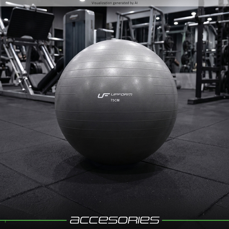 Gymnastikball 75 cm graphit UpForm