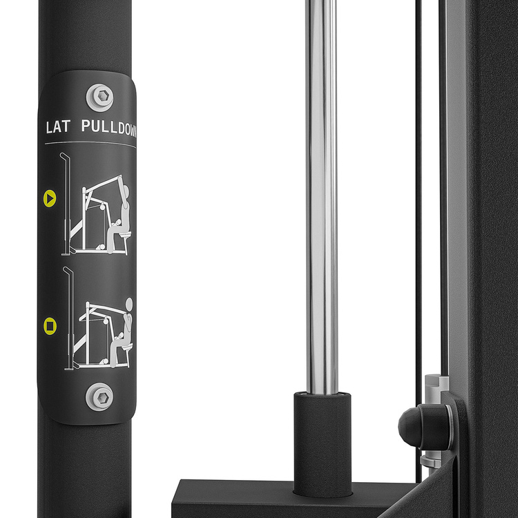 Latzugmaschine (Lat Pulldown) mit Gewichtsturm UF-020 - UpForm