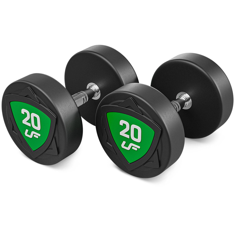 Polyurethan Kompakthanteln Set 2,5-25kg (in 2,5kg Schritten) - 275 kg - UpForm