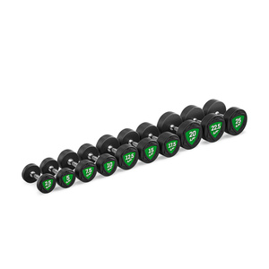 Polyurethan Kompakthanteln Set 2,5-25kg (in 2,5kg Schritten) - 275 kg - UpForm