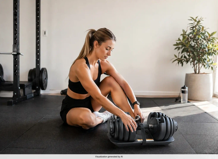 Verstellbare Hantel 2,5 - 24 kg - UpForm